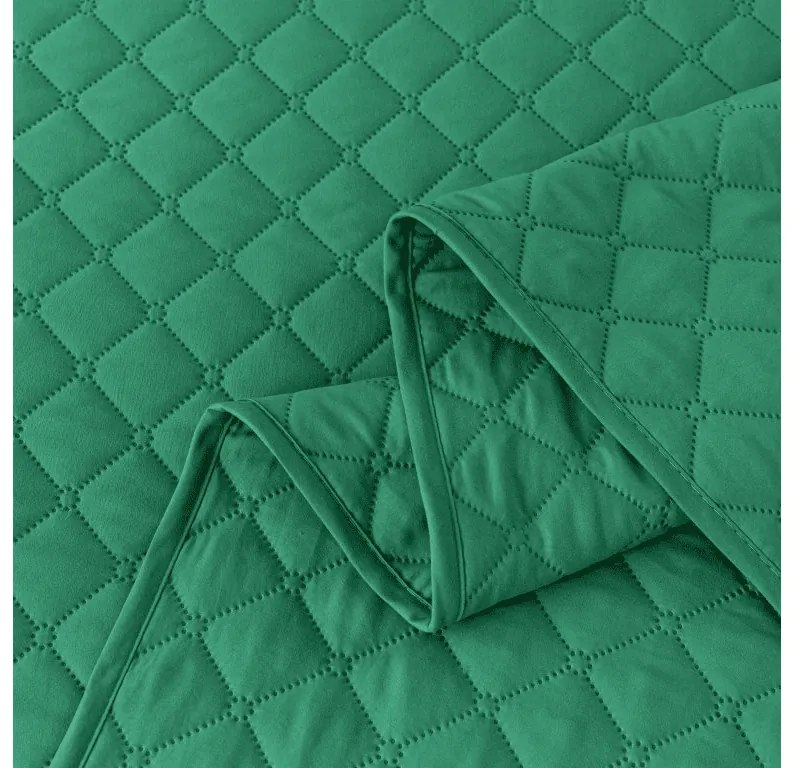 Cuvertura de pat cu model LANTA, verde Dimensiune: 220 x 240 cm