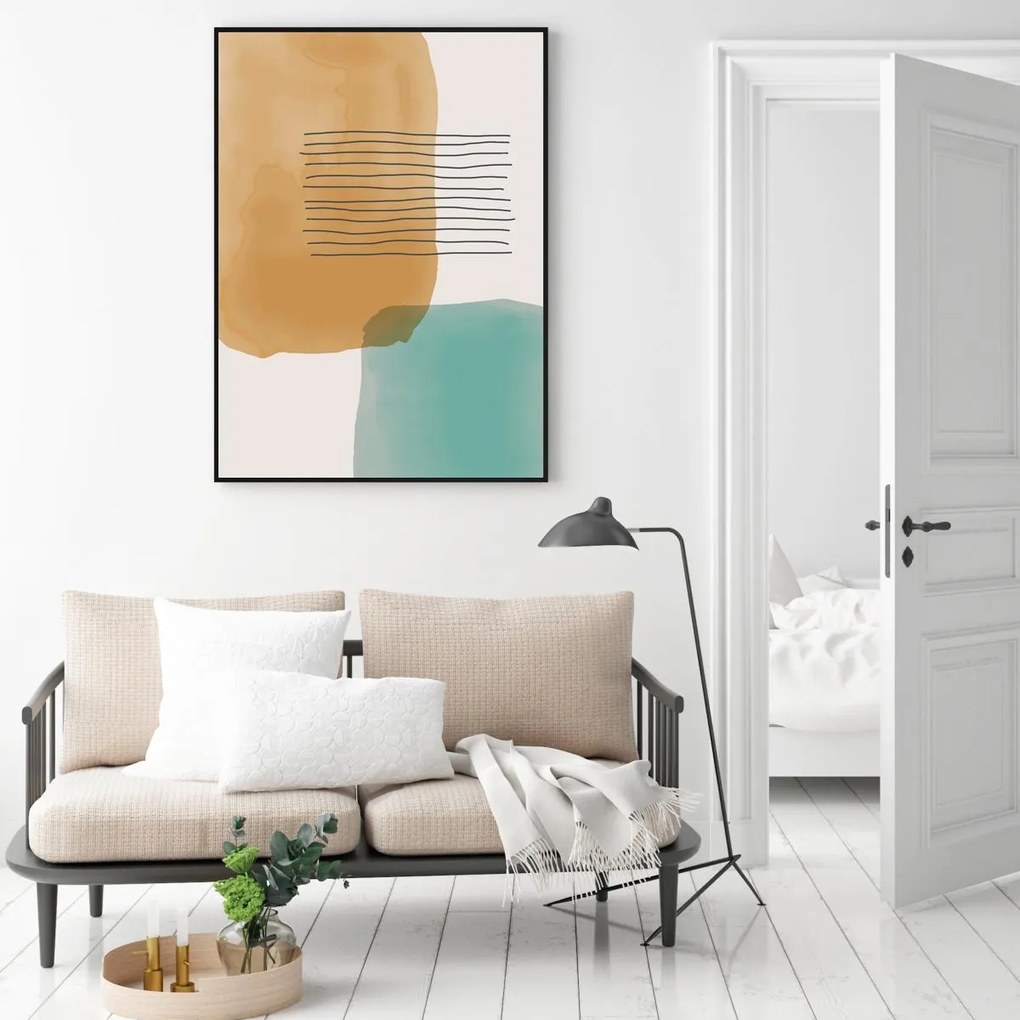 Poster - Abstracție pictată (A4)