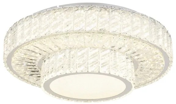 Plafonieră LED dimabilă Globo 67162-50D MUCKY 50W/230V d. 50 cm + telecomandă