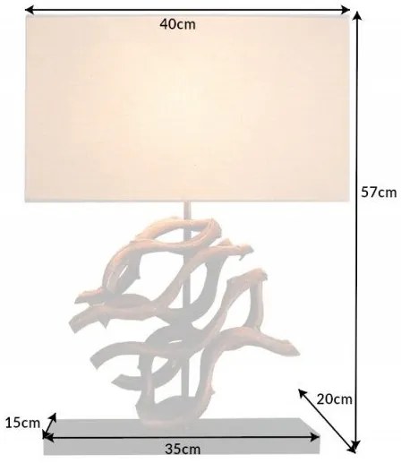 Veioza, Lampa de masa design unicat The Wave 60cm