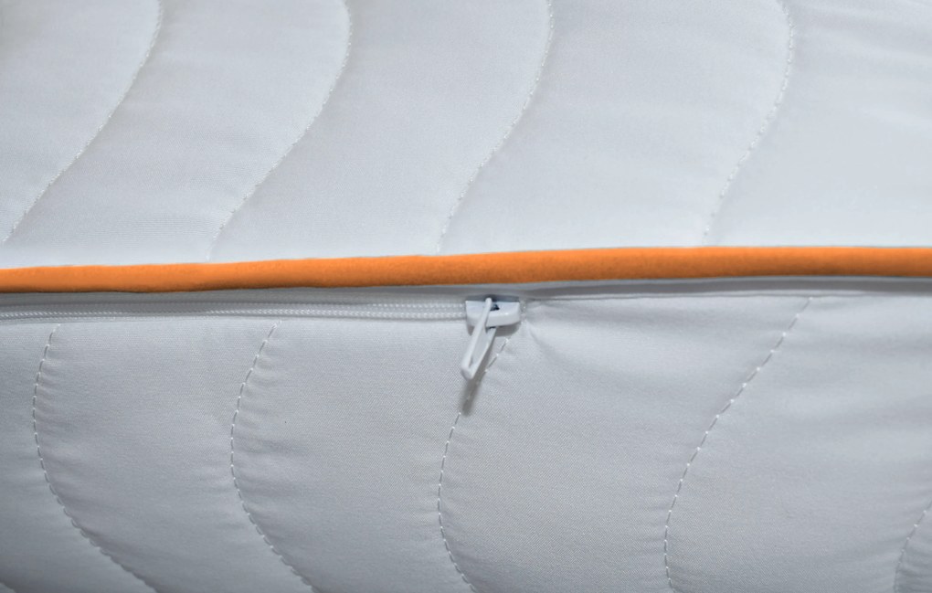 Perna matlasata din fibra goala BELVEDERE 70x90 cm, alb