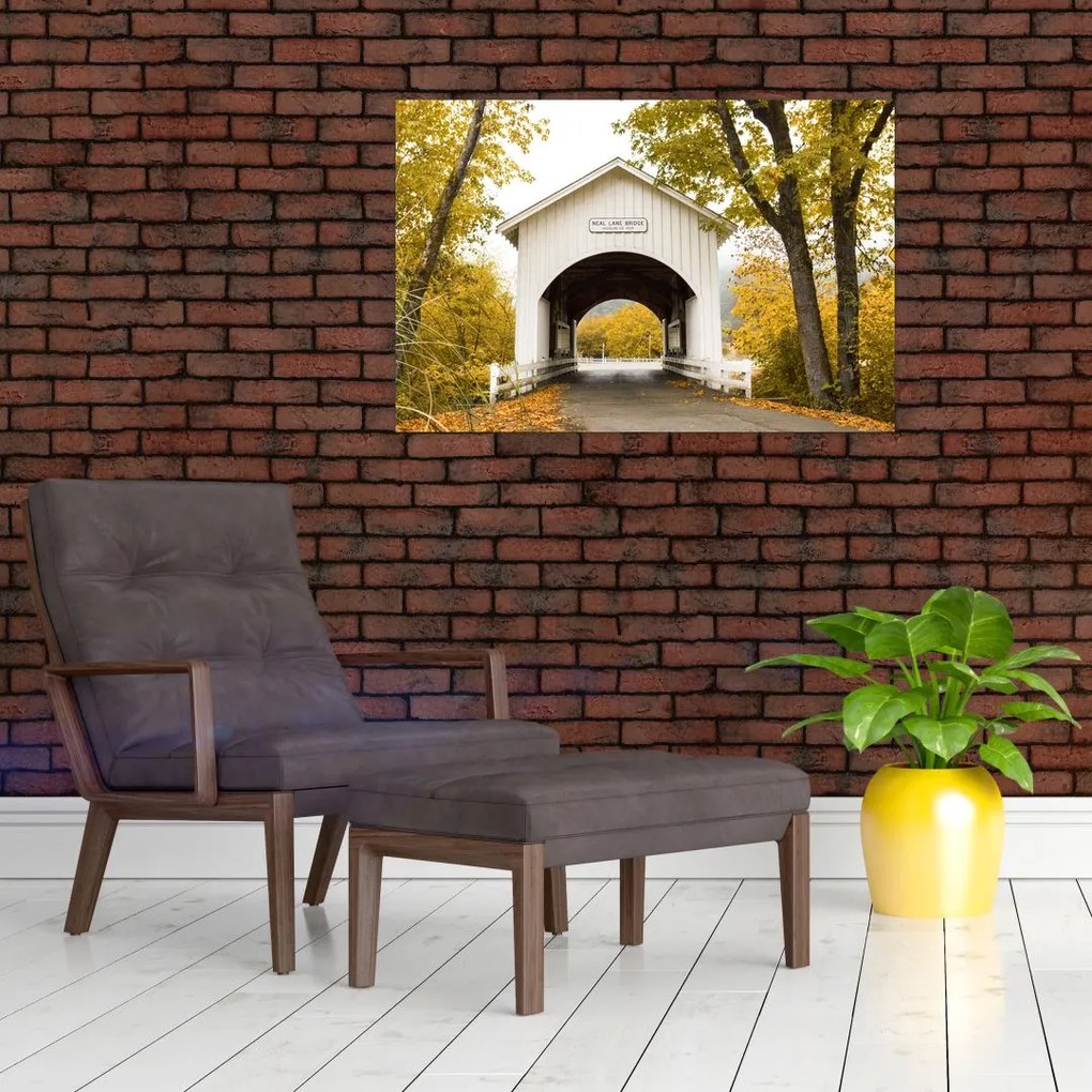 Tablou cu podul în Oregon (90x60 cm)