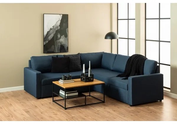 Masă de cafea CORA stejar/negru