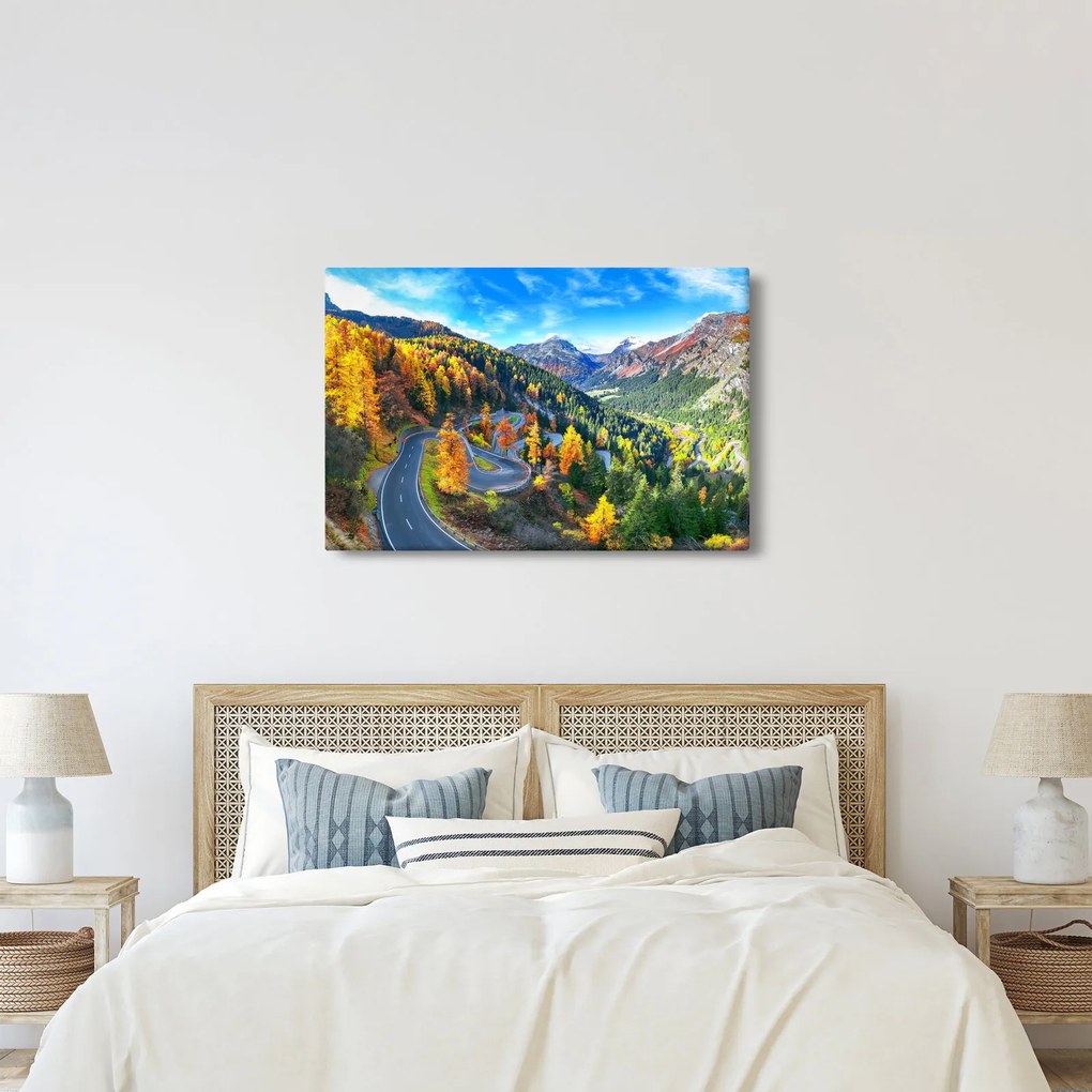 Tablou - Trecătoarea Malay Pass (90x60 cm)