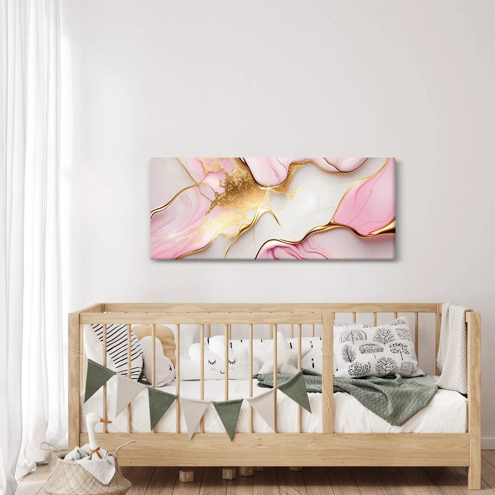 Tablou - Design de marmură (120x50 cm)