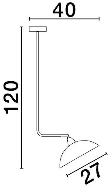 Lustra/Pendul design modern MIRBA alb