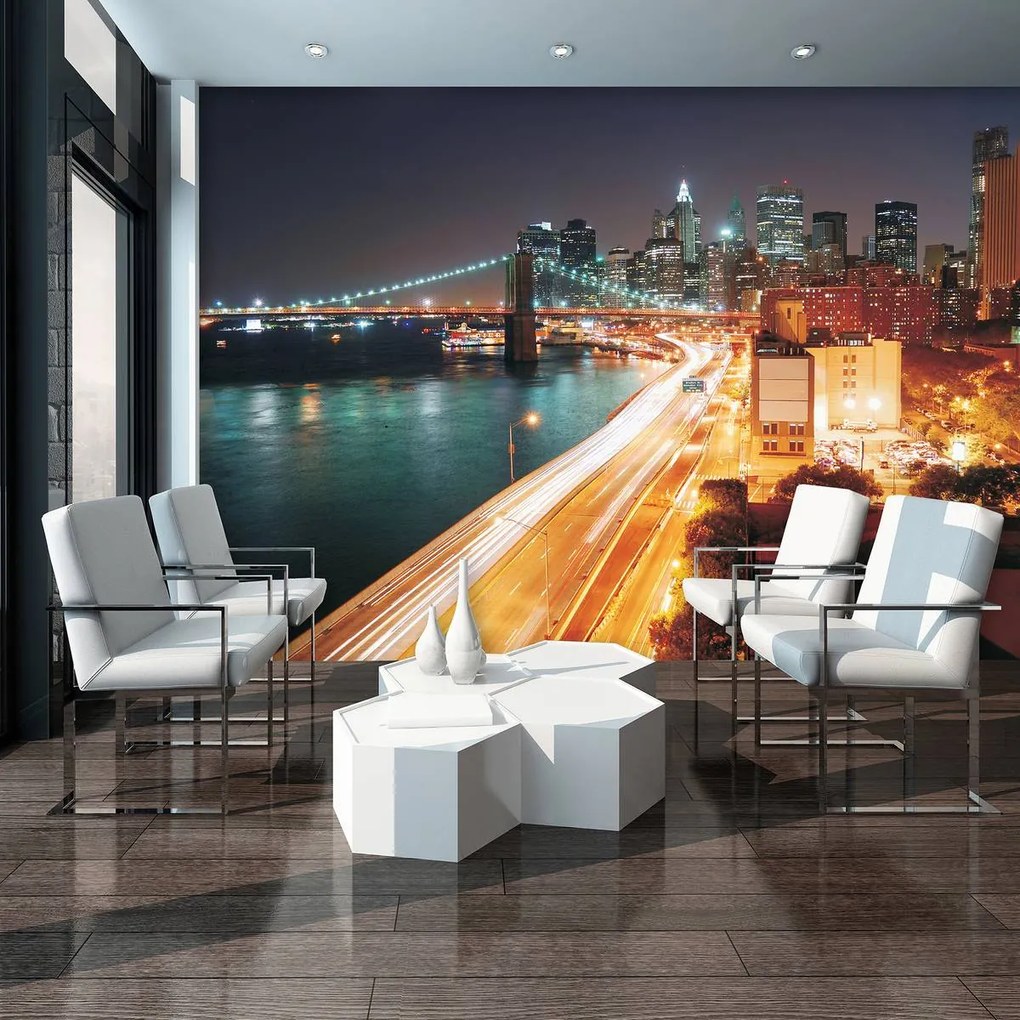 Fototapet - New York City Urban Brooklyn Bridge (152,5x104 cm)
