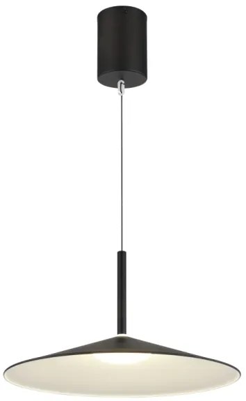 Globo 15635S - Lustră suspendată pe cablu LAMPONE, LED/18W, 230V, 4000K, negru