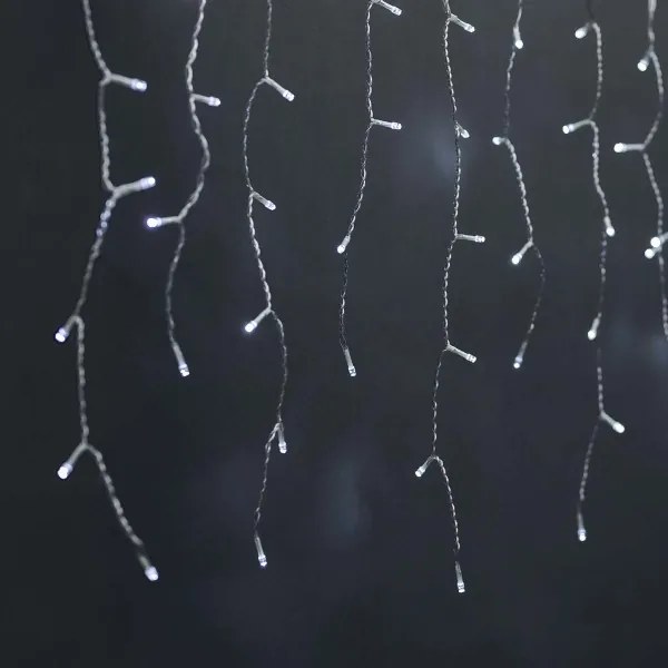 Perdea LED de Crăciun 240xLED/11 funcții 8m IP65 Wi-Fi Tuya Nedis WIFILXC04W250