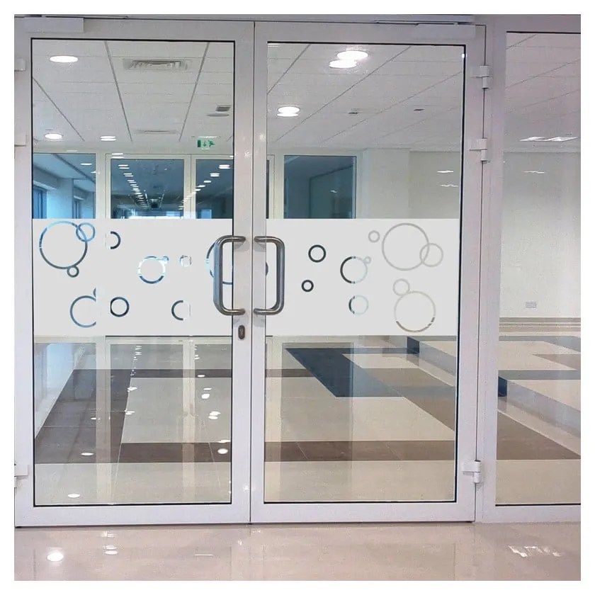Autocolant rezistent la apă, pentru cabina de duș, Ambiance Bubbles