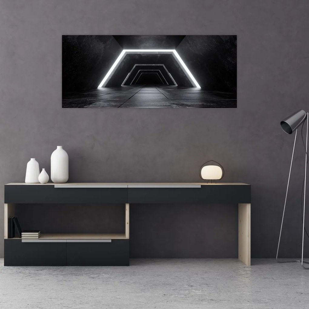 Tablou - Tunel futurist (120x50 cm)
