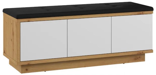 Hybrid Hyb-02 Bench Oak Artisan + Eco Black