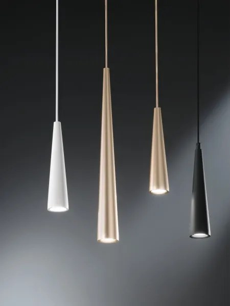 Ondaluce - Pendul pe cablu NOA, 1xGU10/20W/230V, diam. 5,5 cm, auriu