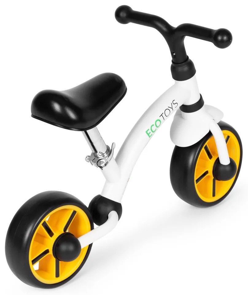 Jogging biciclete cu roți EVA scaun reglabil negru