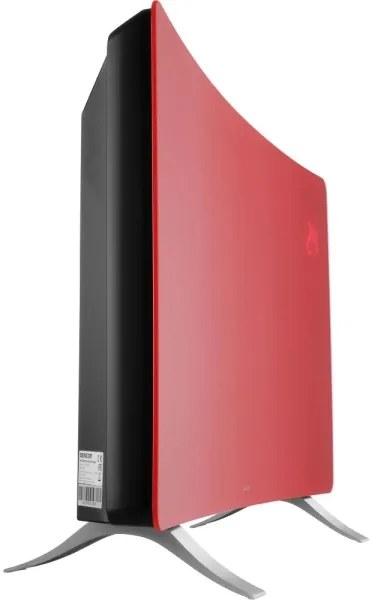 Sencor - Convector electric inteligent 1200/2400 W, 230 V, IP24, Wi-Fi, roșu