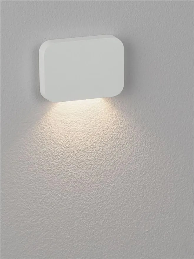 Spot aplicat lumina LED ambientala IP65 SENDO alb