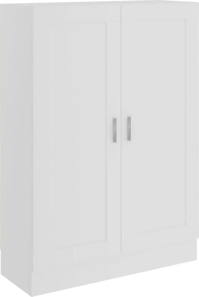 vidaXL Bibliotecă, alb, 82,5 x 30,5 x 115 cm, lemn prelucrat