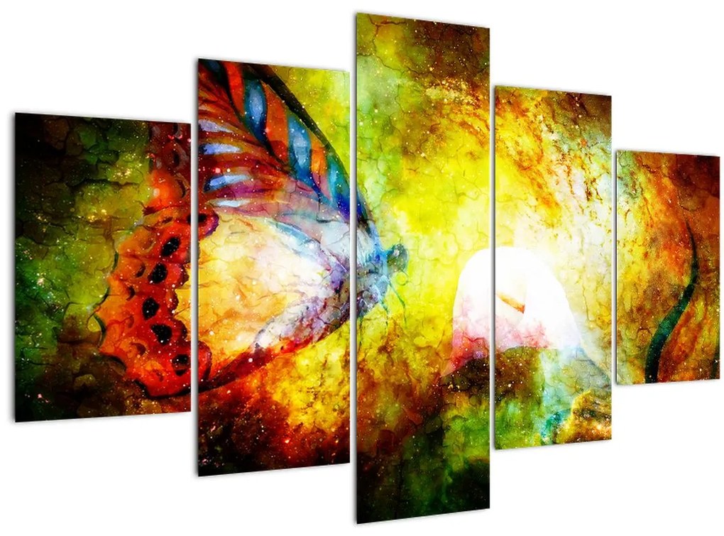 Tablou - Fluture spațial (150x105 cm)