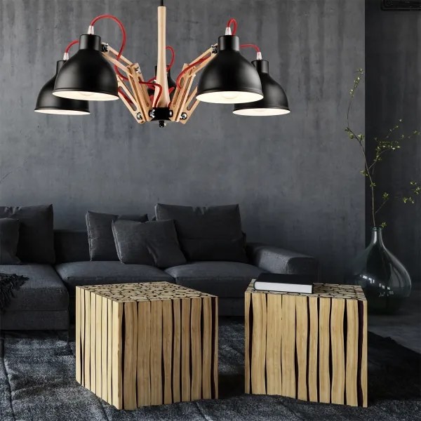 Lustr aplicat MARCELLO 5xE27/60W/230V