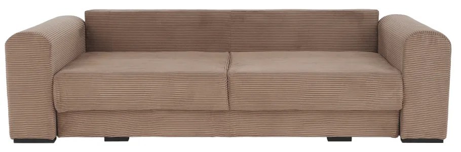 Canapea foarte spatioasa, maro deschis, bej, crem, GILEN BIG SOFA