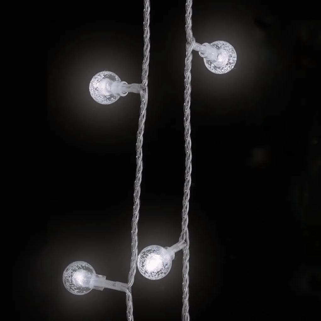 Ghirlanda luminoasa, 400 LED-uri, alb rece, 8 functii, 40 m 1, Alb rece, 40 m