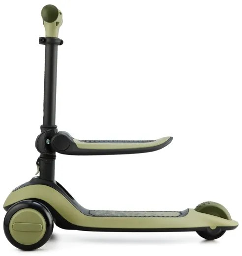 Trotinetă pentru copii KINDERKRAFT 2 în 1 HALLEY Grassland