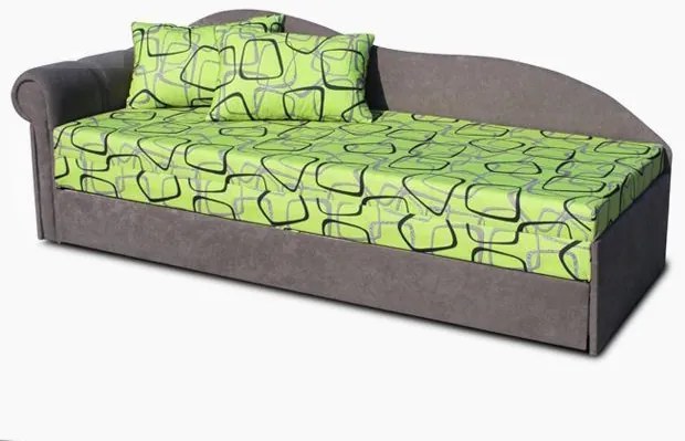 Pat de o persoană (canapea) 70 cm Lane II (gri 81 + Dodo 1027) (S). Promo -8%. 793131