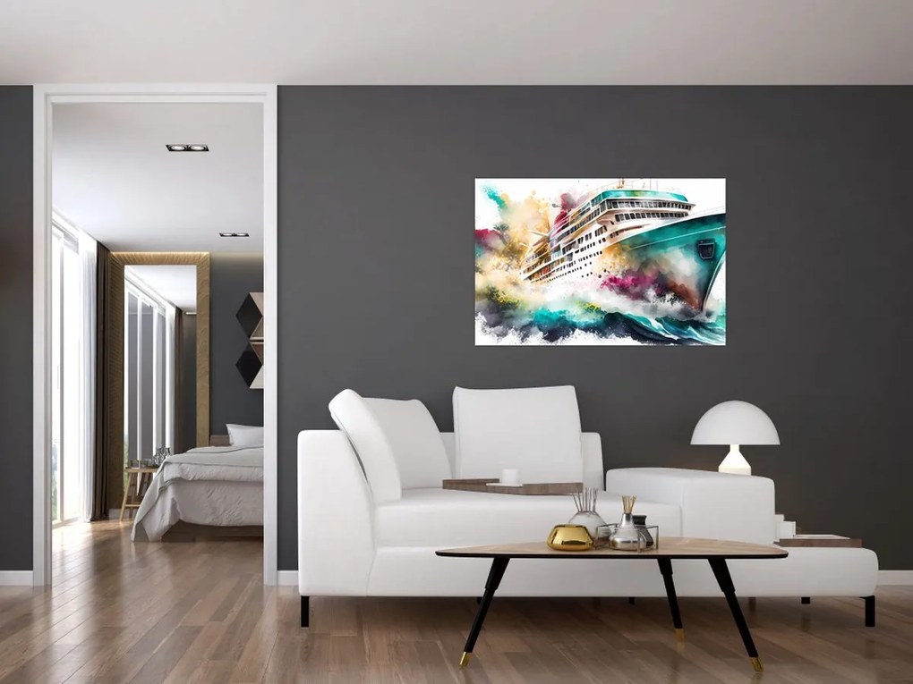 Tablou - Acuarelă mare (90x60 cm)