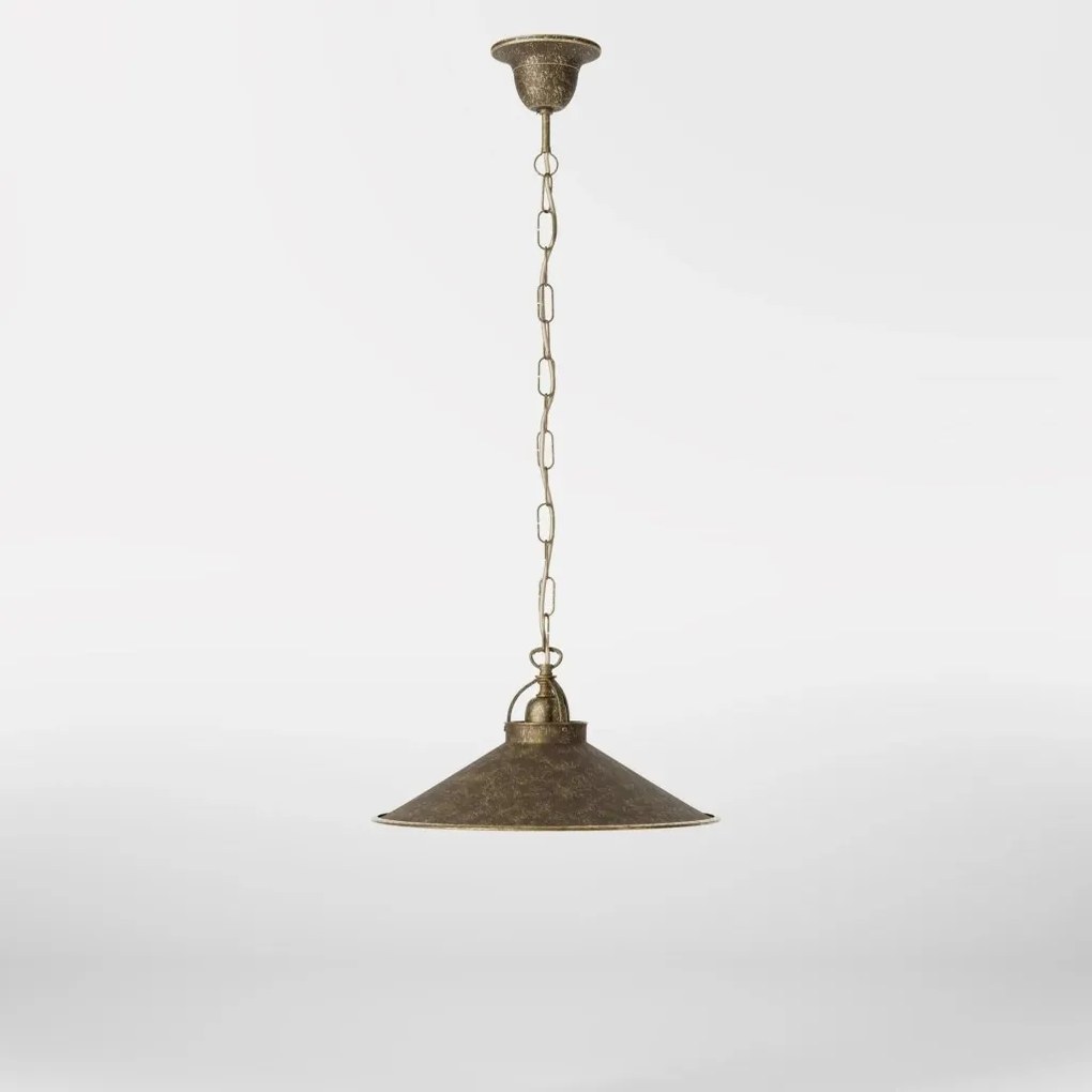 Pendul stil industrial din alama personalizabila Alice 35cm