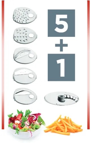 Concept ES1000 - Răzătoare electrică 200W/230V alb/gri