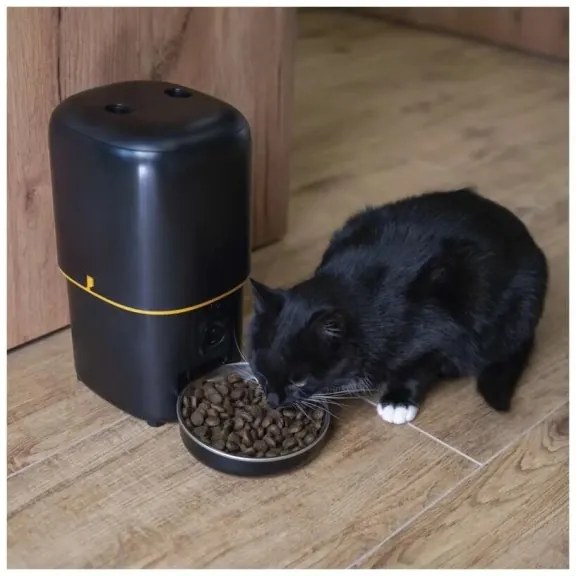 Hrănitor automat 4 l/5V/3xD negru Wi-Fi