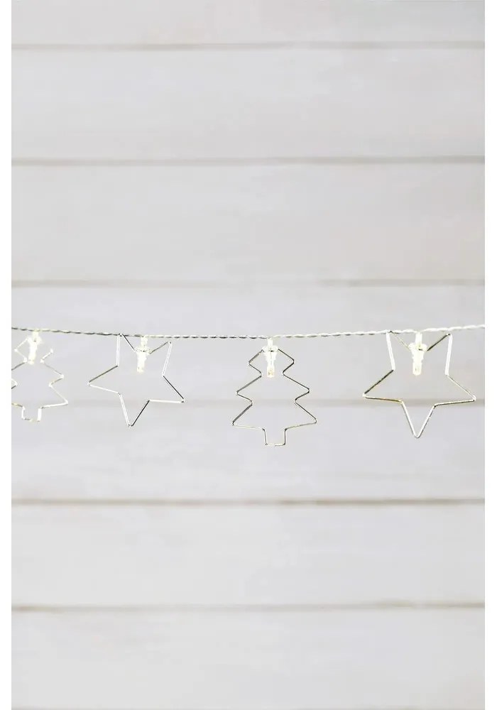 Ghirlandă luminoasă număr becuri 10 buc. lungime 160 cm cu model de Crăciun Tri – Markslöjd