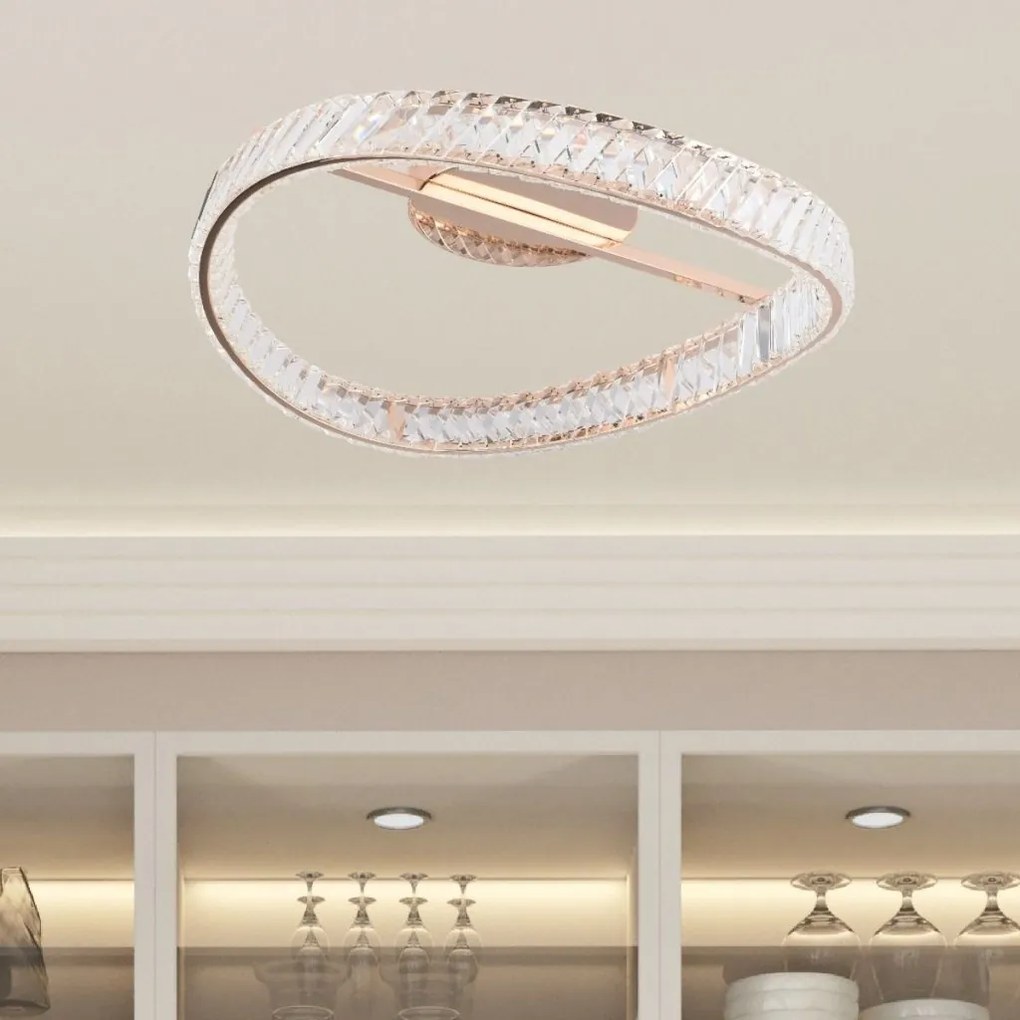 Lustra LED aplicata design modern Gano