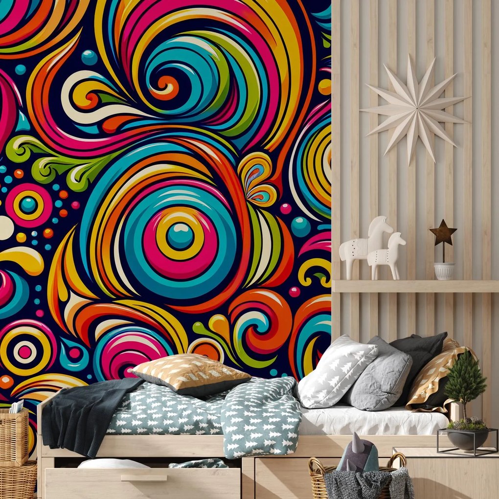 Fototapet - Spirale multicolore (147x102 cm)