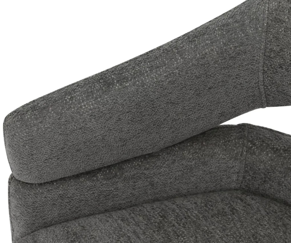 Scaun Borgo gri inchis/negru Raven18