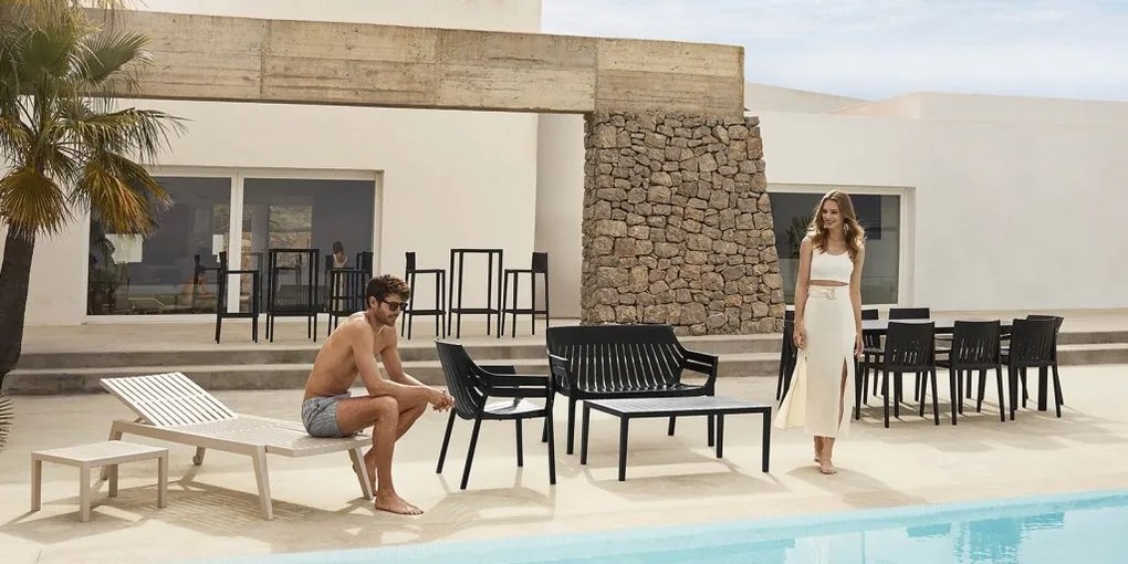 Set de 4 sezlonguri moderne de exterior design premium SPRITZ