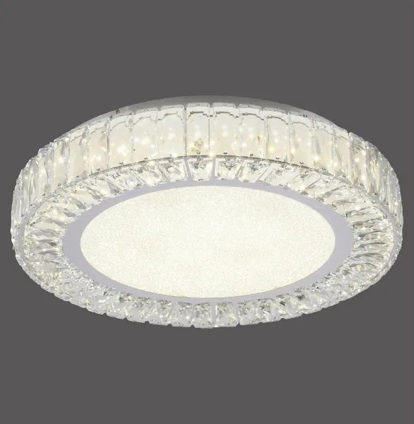 JUST LIGHT. 15222-17 - Plafonieră LED KULUNKA LED/46W/230V crom