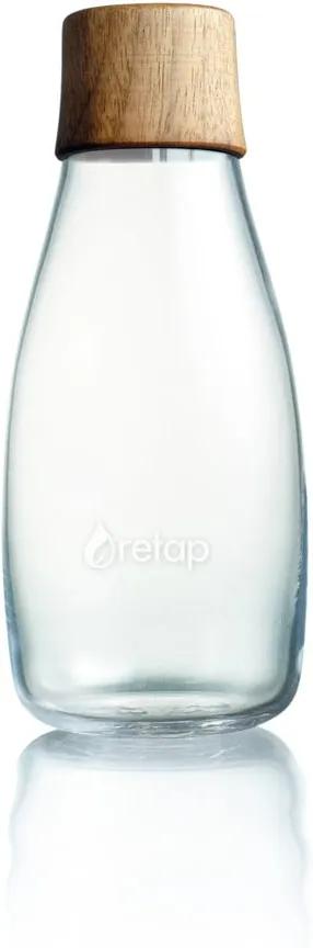 Sticlă cu capac din lemn ReTap, 500 ml