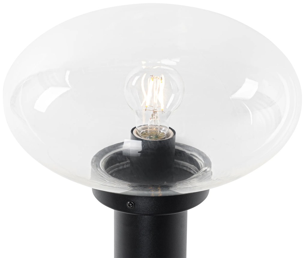 Lampă de exterior modernă de tip stâlp neagră 50 cm - Elly