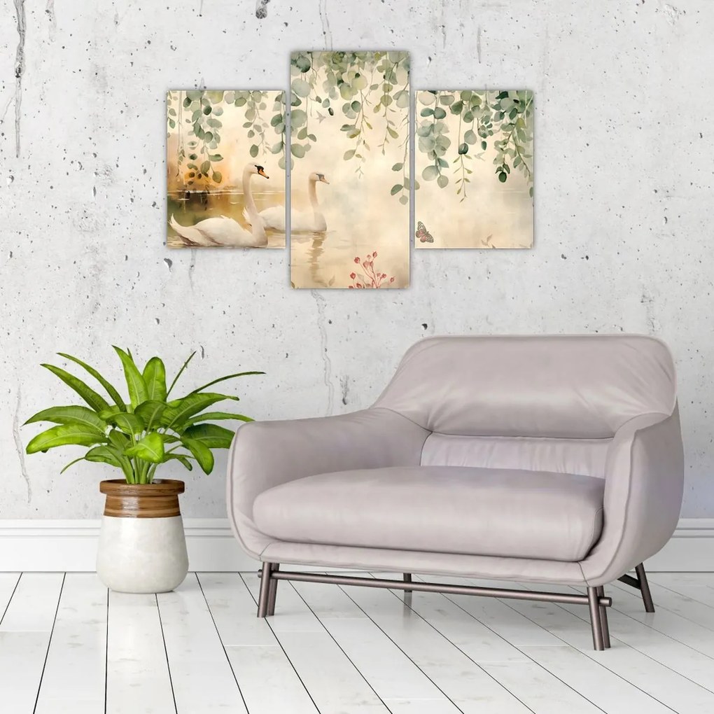 Tablou - Lac, acvariu (90x60 cm)