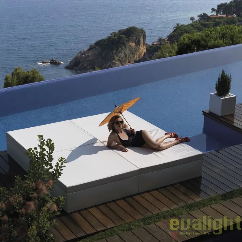 Taburete de exterior / interior design modern premium JUT Chill OTTOMAN 120cm