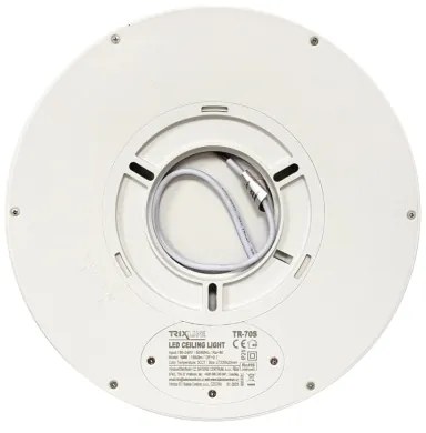 Plafonieră LED 18 W, 230 V, 3000/4000/6500 K, Ø 23 cm, alb