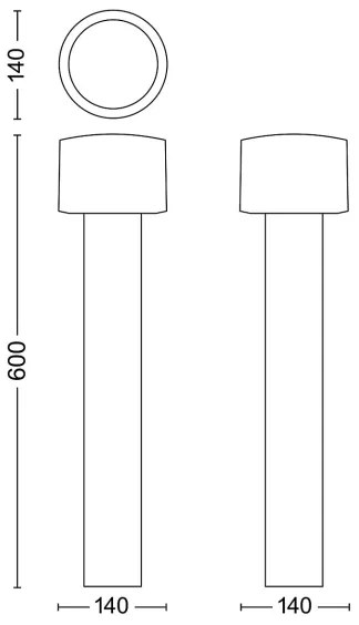 Lampă LED de exterior Philips OTIS LED/4,3W/230V 2700K IP44