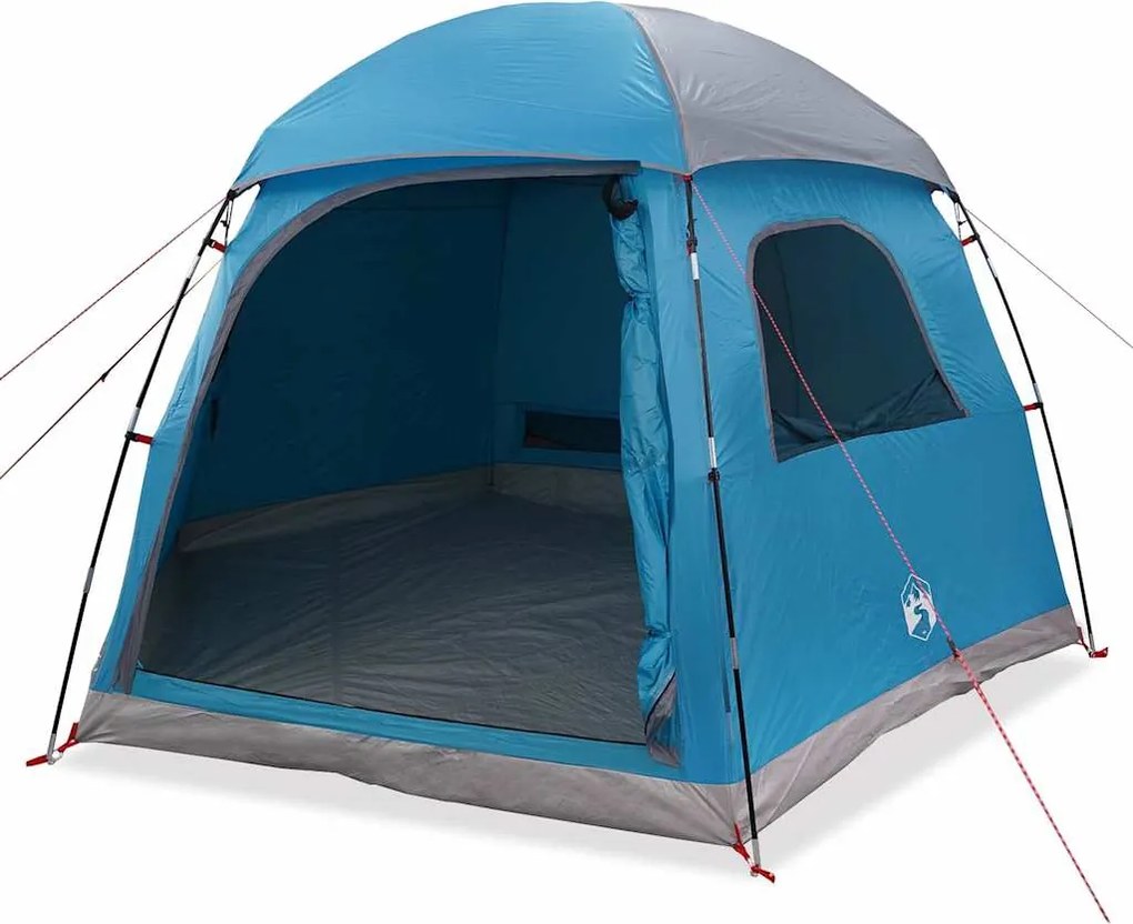 vidaXL Cort familie Igloo pentru 6 persoane Albastru rezistent la apă