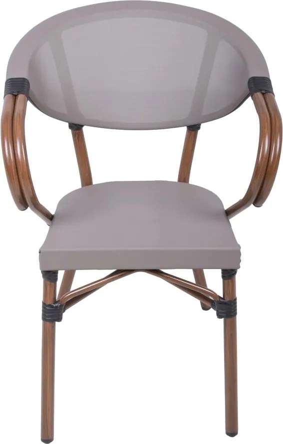 Scaun de grădină bej din metal Toskana – Garden Pleasure