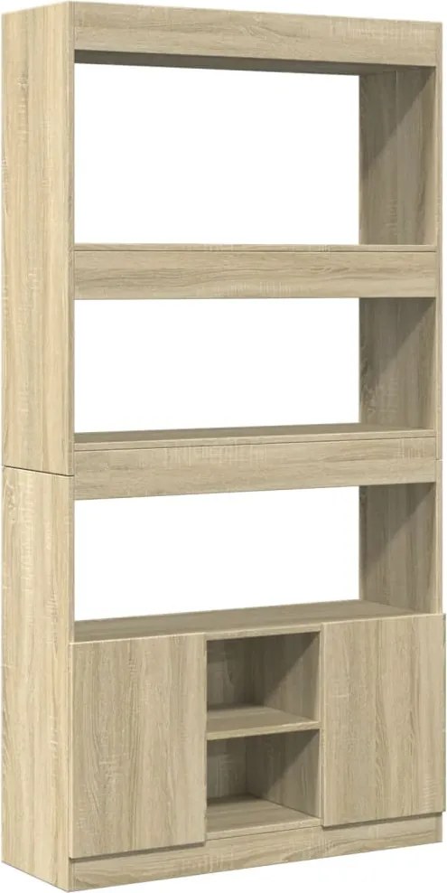 vidaXL Dulap înalt, stejar sonoma, 92x33x180 cm, lemn prelucrat