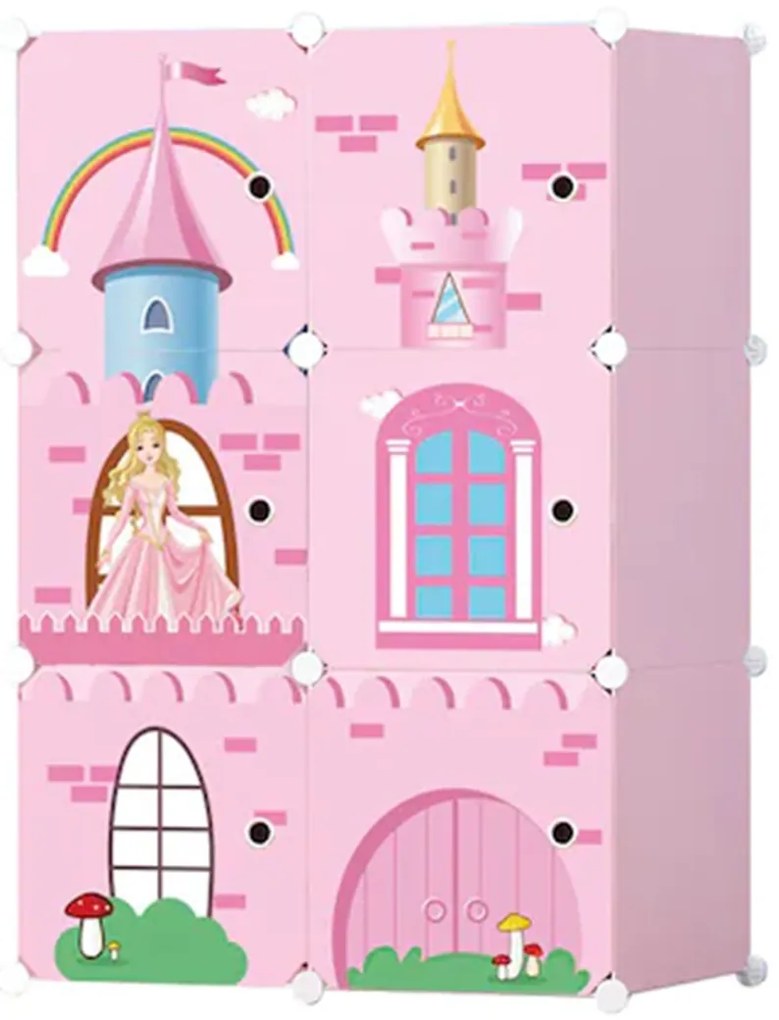 Dulap Modular, 6 Compartimente, Stil Castel, D2656P
