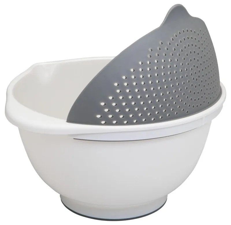 Bol cu strecurătoare 2 în 1 Metaltex, Ø 28 cm