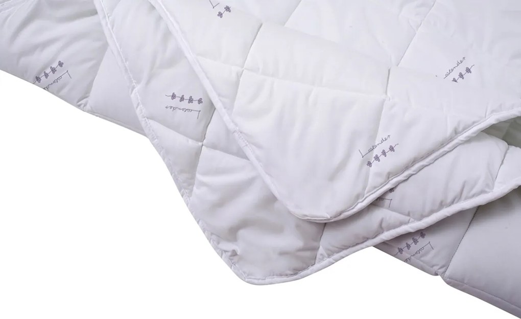 Pilota Alcam, Lavender Dusk microfibra matlasata, 200x220 cm, 250g/mp