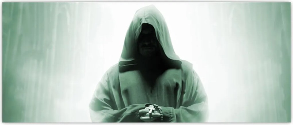 Tablou - Călugăr în întuneric (120x50 cm)